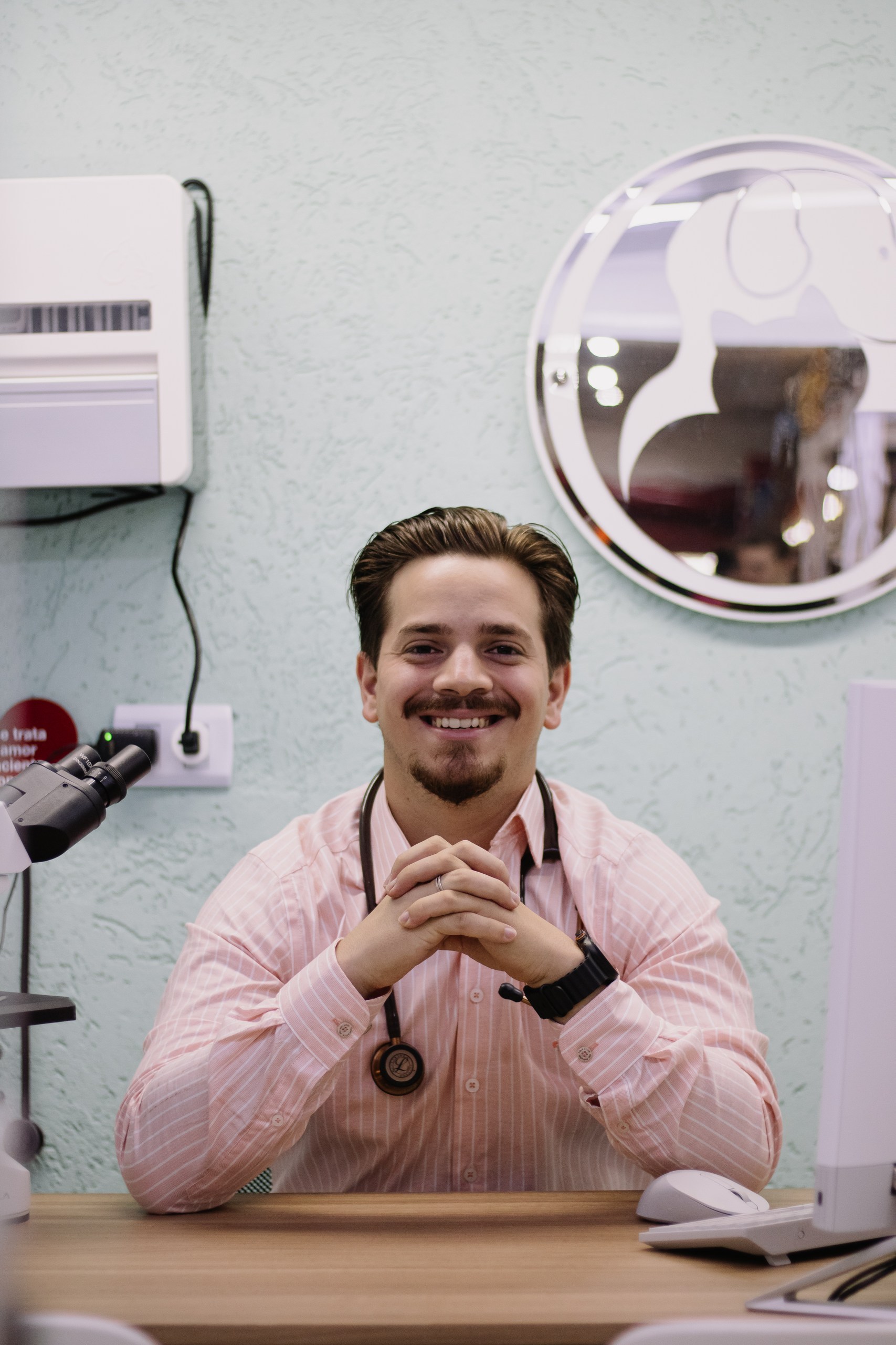 Dr. Guilherme de Brito Leite na Veterinária Graciosa